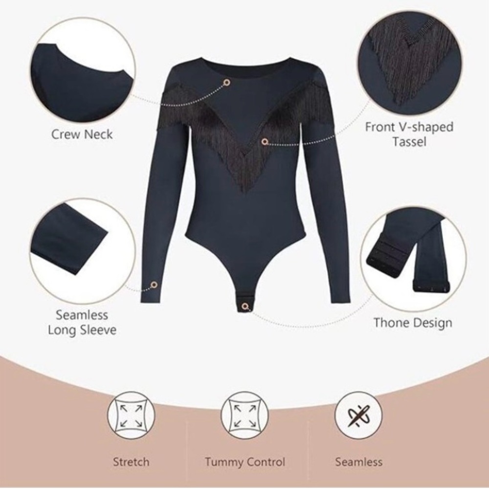 🔥🆕🔥 Up2Fantasy Women's Bodysuit Square Neck - Picture 7 of 7